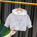 Baby girl summer  new arrival: lightweight, breathable air conditioning shirt for toddlers and infants