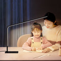 Full spectrum led desk lamp - eye protection for bedroom, study, and students - flicker-free, ideal for reading and writing