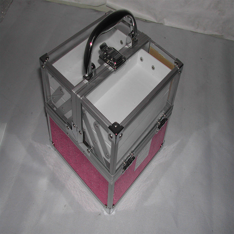 Dongguan Shenzhen specializes in the production and processing of aluminum alloy toolboxes, audio boxes, double-opening cosmetic cases, and acrylic cosmetic cases.