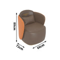 Commercial curved leather sofa office reception coffee table hotel sales center beauty salon reception negotiation table and chair set
