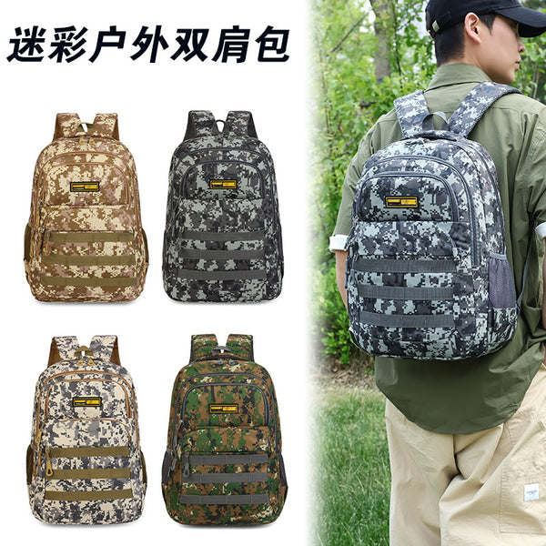 Backpack Men's Large Capacity Backpack Outdoor Camping Mountaineering Sports Backpack Camouflage Backpack Tactical Backpack