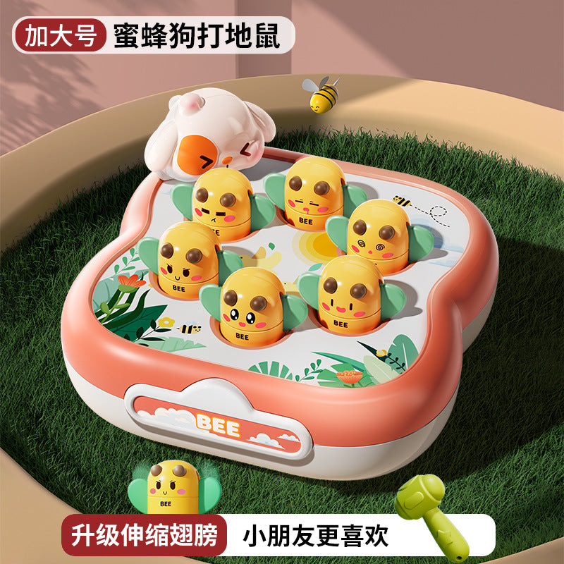 Douyin's same style bee whack-a-mole kids toy for boys and girls, babies, infants, early education, intelligence, brain-stimulating beating
