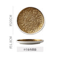 8inch disc with edge-gold