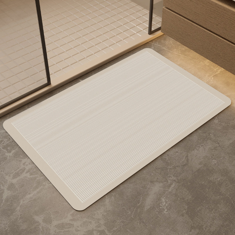Diatom mud bathroom floor mat, water-absorbent non-slip bathroom floor mat, toilet casual quick-drying soft mat, thickened for bathroom