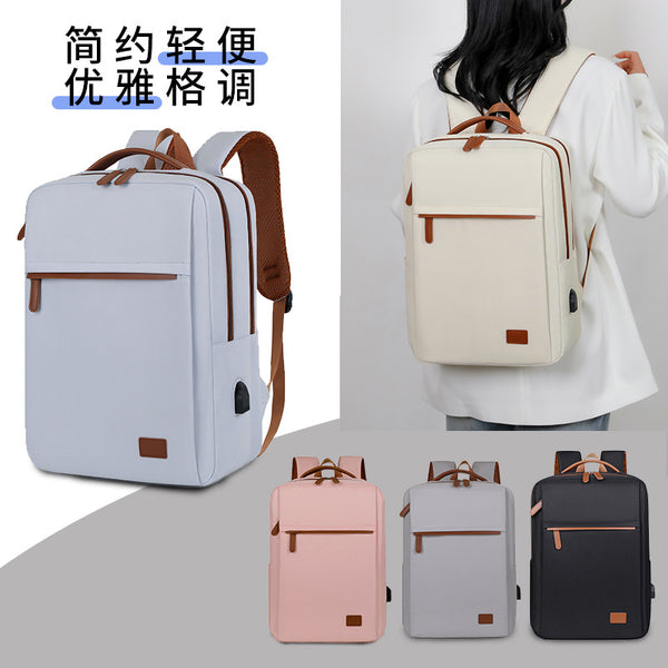 Women's backpack Cross-border multi-functional business laptop backpack New Oxford cloth large-capacity travel bag