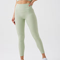 Fashion cross-border ribbed yoga pants environmental-friendly recycled beauty strips tummy control high waist sports pants women's butt lifting fitness pants