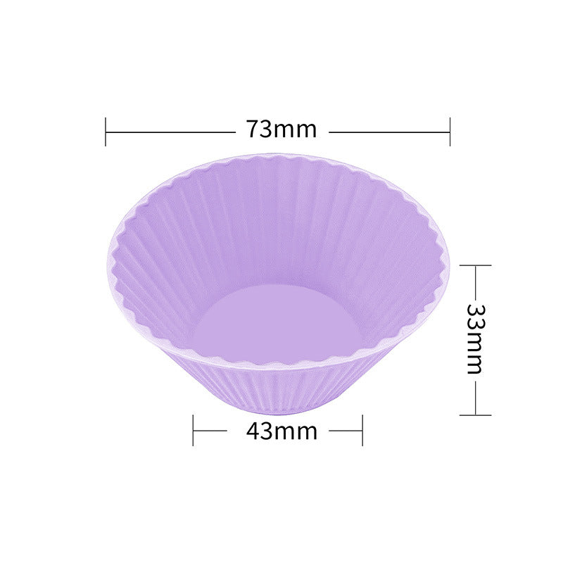 Cross-border silicone muffin cup cake mold high temperature baking tool silicone cake mold DIY silicone cake mold