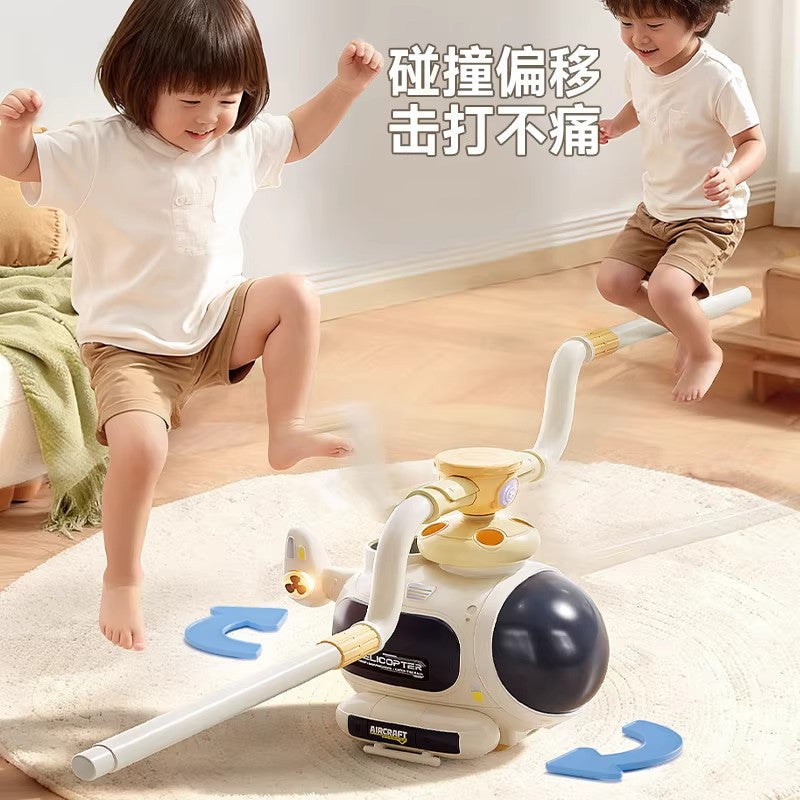 new arrival: 3-in-1 kids' sports helicopter jump rope machine - indoor/outdoor multiplayer competitive sensory integration training toy