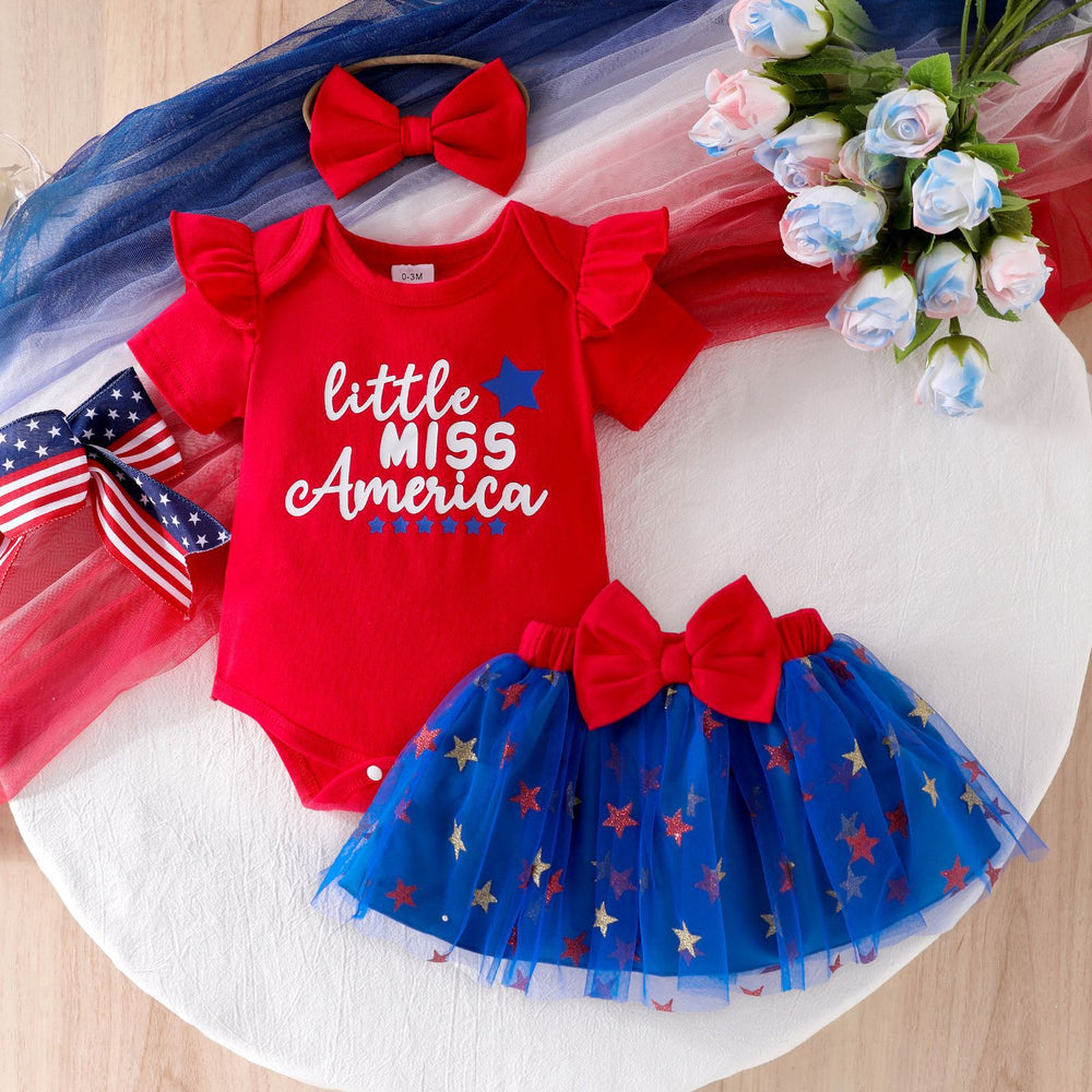 Children's clothing cross-border european and american girl short-sleeved khaki + mesh skirt baby children's clothing