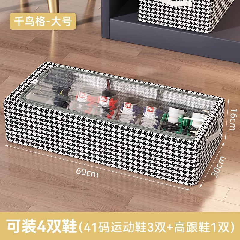 Shoe box, shoe storage, space-saving transparent shoe box, boots, shoe support, bed sole, foldable shoe cabinet, shoe rack.