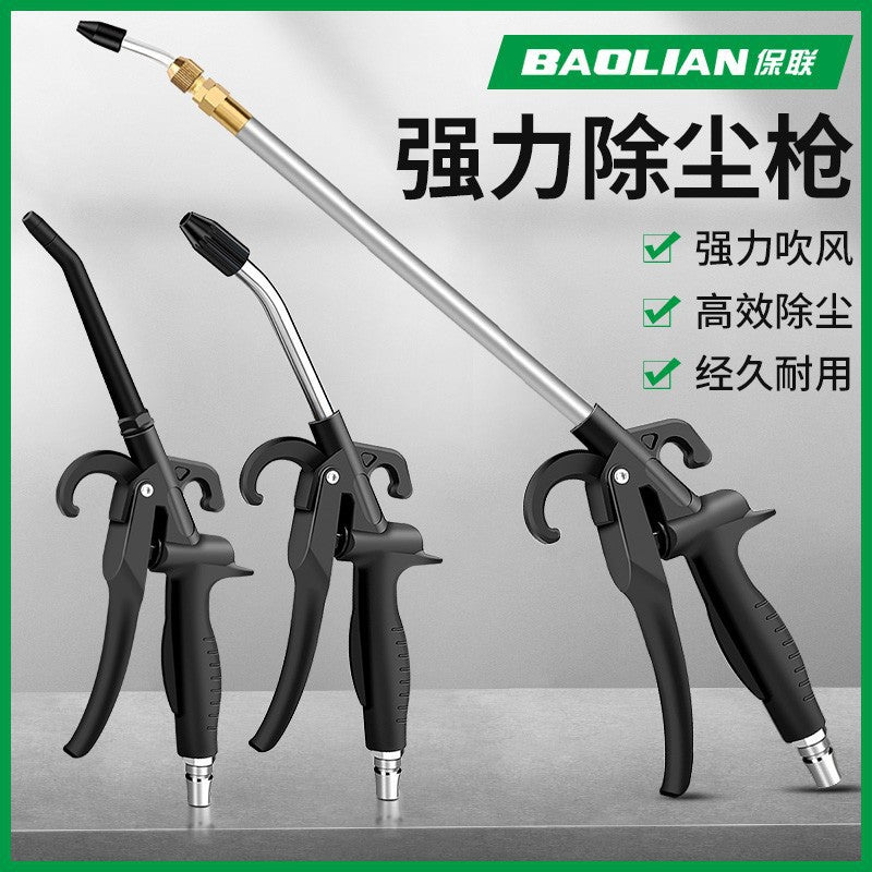 High-pressure air blow gun - black blow gun - dust blower - air pump spray gun - extended nozzle air pressure gun - air blow gun - pneumatic tool