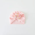 Butterfly baby hat (pink)