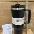 New stanley straw car cup 40oz large capacity outdoor portable handle cup for home office thermos cup