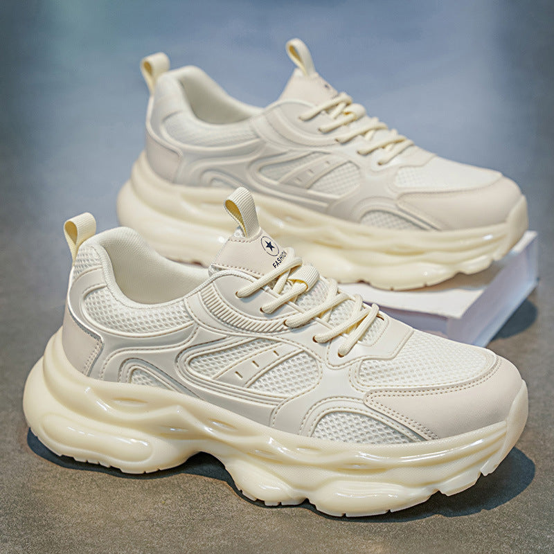 Men's summer 2026 new trendy brand high-end soft sole running casual versatile hong kong style student dad sneakers