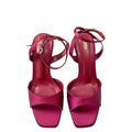 Za 2025new arrivalfashioneasiest for match square toe back hollow one strap high thin heel women's shoes tweed style women's shoes