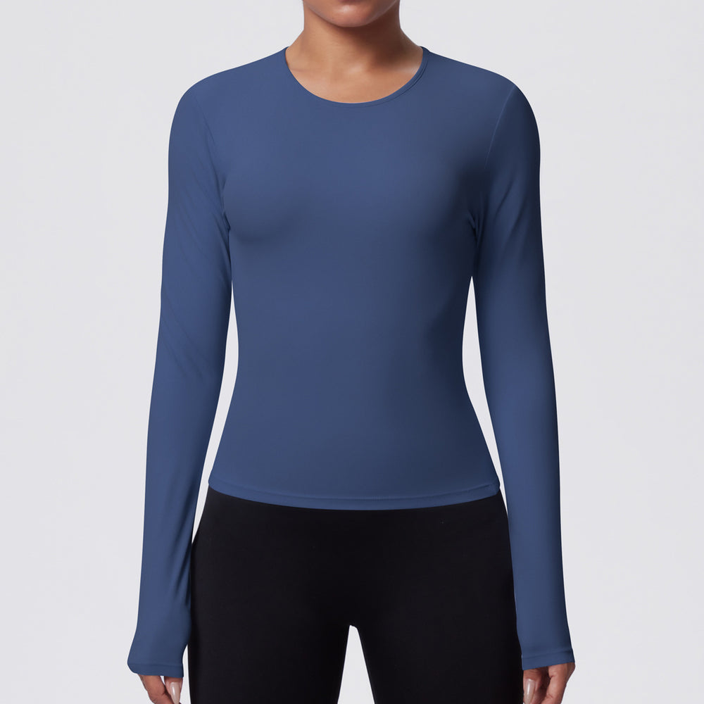 New casual sporty t-shirt - slim fit, quick-dry, breathable yoga top for women - perfect for running, training, and fitness