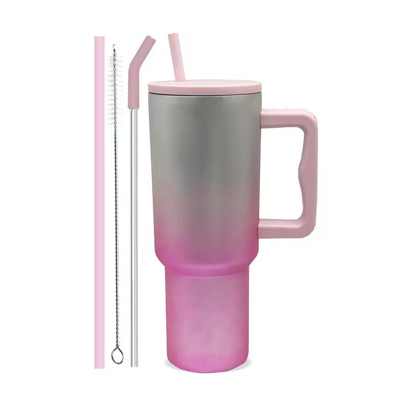 New 40oz fourth generation handle ice tumbler, 304 stainless steel vacuum insulated mug, portable outdoor car cup