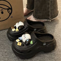 Sweating dog black