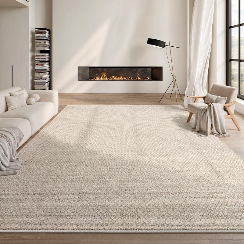 Carpet living room  new cream style no-wash and wipeable light luxury high-end sofa coffee table blanket thickened room floor mat