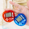 Mini arcade game keychain - tetris handheld retro puzzle toy