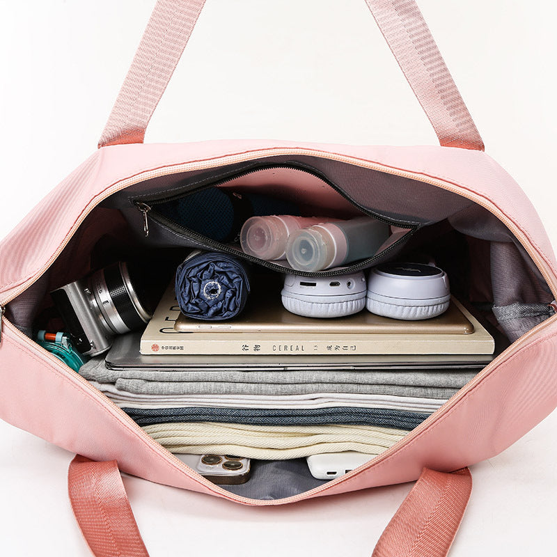 Expandable travel bag wholesale portable wet and dry separation fitness bag swimming yoga luggage bag messenger bag travel bag