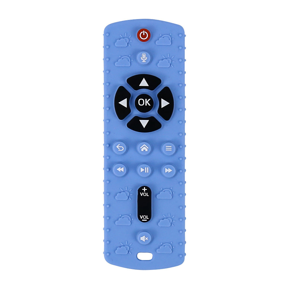 Baby Teether Toy Cross-border Silicone Baby Teether Food Grade Remote Control Teether Molar Stick Toy