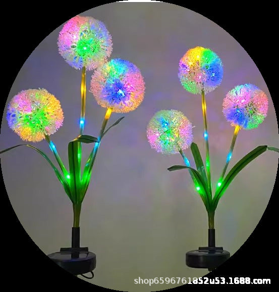 Solar light Outdoor garden light Automatic light in the dark Solar butterfly Firefly rose floor insert night light