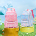New rainbow minimalist refrigerator door backpack for elementary school students - lightweight schoolbag for girls, grades 1-6