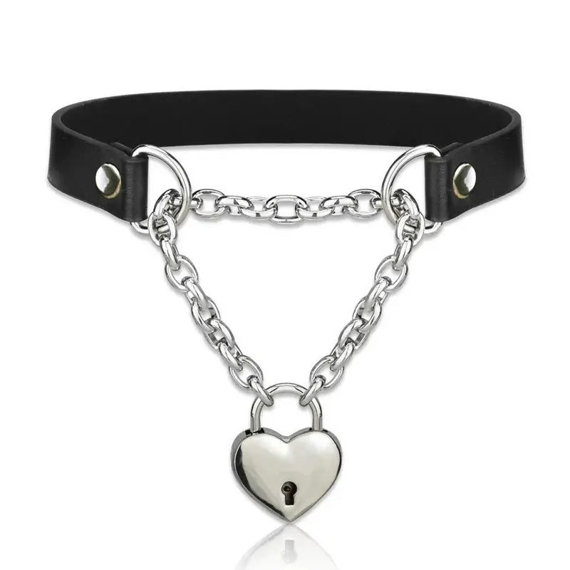 Amazon wide light luxury style y-ring slider chain stainless steel necklace handmade punk cuban chain necklace