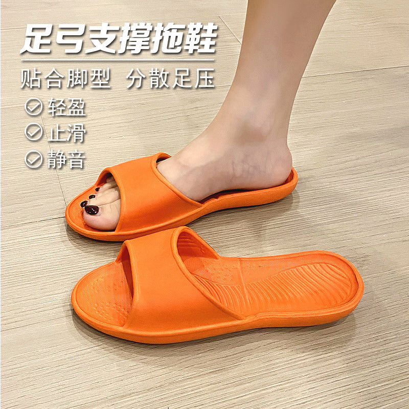 Taiwanese fit arch support eva slippers - non-slip indoor bathroom slippers for women, foldable and packable, perfect for entertaining guests