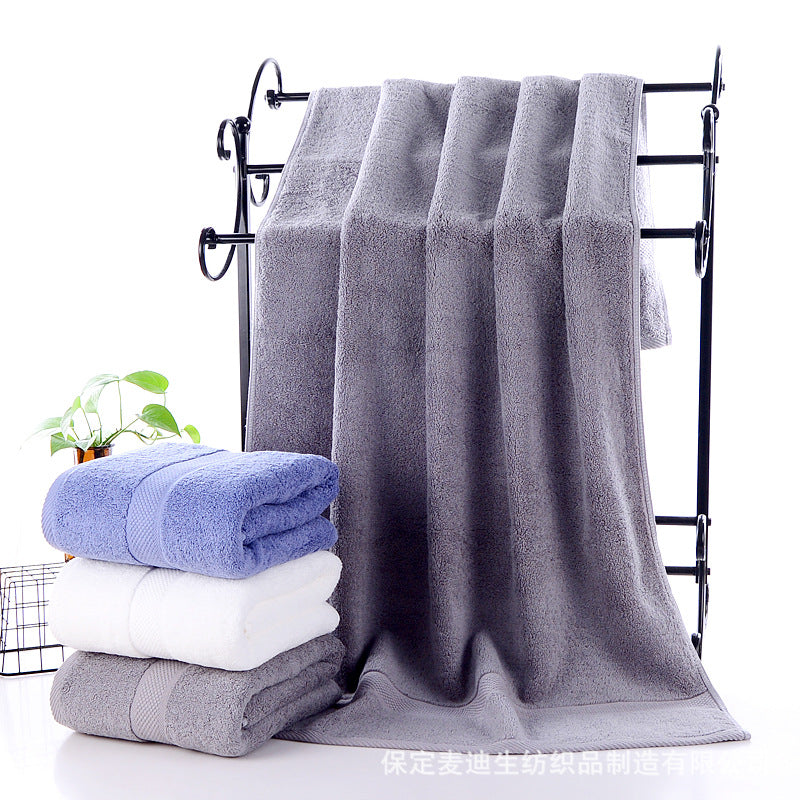 Pure cotton black towel bath towel square towel combination soft water-absorbent thickened hair sticker code amazon hot-selling bath towel