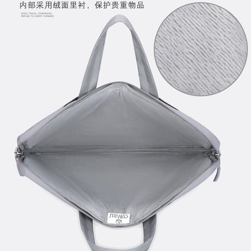Cross-border computer bag, men's and women's business laptop liner bag/15-inch laptop shoulder bag oblique span bag