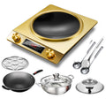 3500w golden concave surface [comes with wok + soup pot + lid + shovel and spoon]