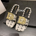 2025 new summer women's slippers - trendy soft sole sandals, casual fashion beach outdoor thick sole slippers