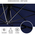 Export-grade outdoor patio garden roman umbrella with side stand, terrace hotel hanging sunshade, outdoor use