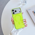 Imd wave pattern suitable for apple 17promax magnetic phone case iphone15 anti-fall protective cover high-end