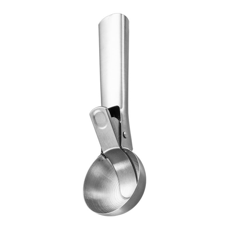 Stainless steel ice cream scoop - hot milk, avocado, watermelon scoop - fruit ball maker - pop-up ice cream scoop