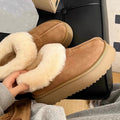 Women's snow boots - new 2026 winter collection: fleece-lined, extra thick, slip-on style. perfect for autumn and winter - fluffy, warm, and comfortable