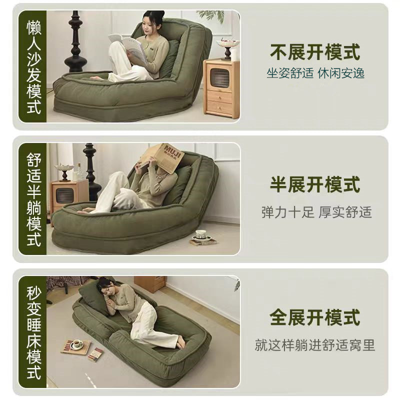 Human dog house lazy sofa can lie down and sleep recliner popular tatami foldable bedroom small sofa recliner sofa