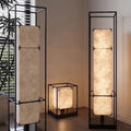 Modern minimalist sofa corner faux marble floor lamp postmodern b&b living room light cabinet model room art table lamp