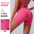 new cloud-feel yoga shorts: high-waisted, butt-lifting, compression leggings - stretchy, breathable, perfect for running and fitness