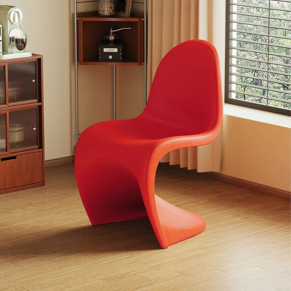 Simple modern for homethickened dining chair scandinavian stackable plastic back chair designer popular makeup chair