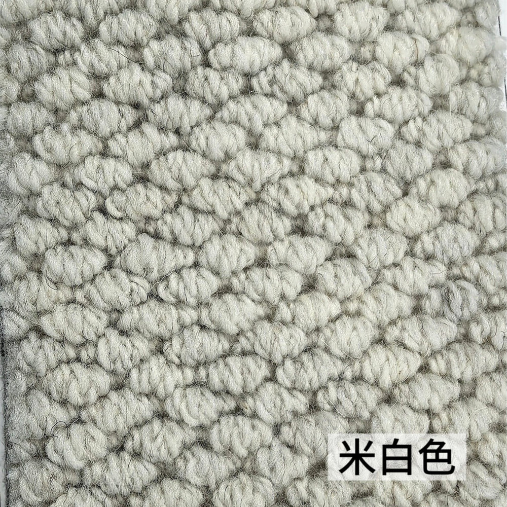High-end wool carpet for home bedroom, large area, customized hotel room bedside blanket, living room carpet, stain-resistant