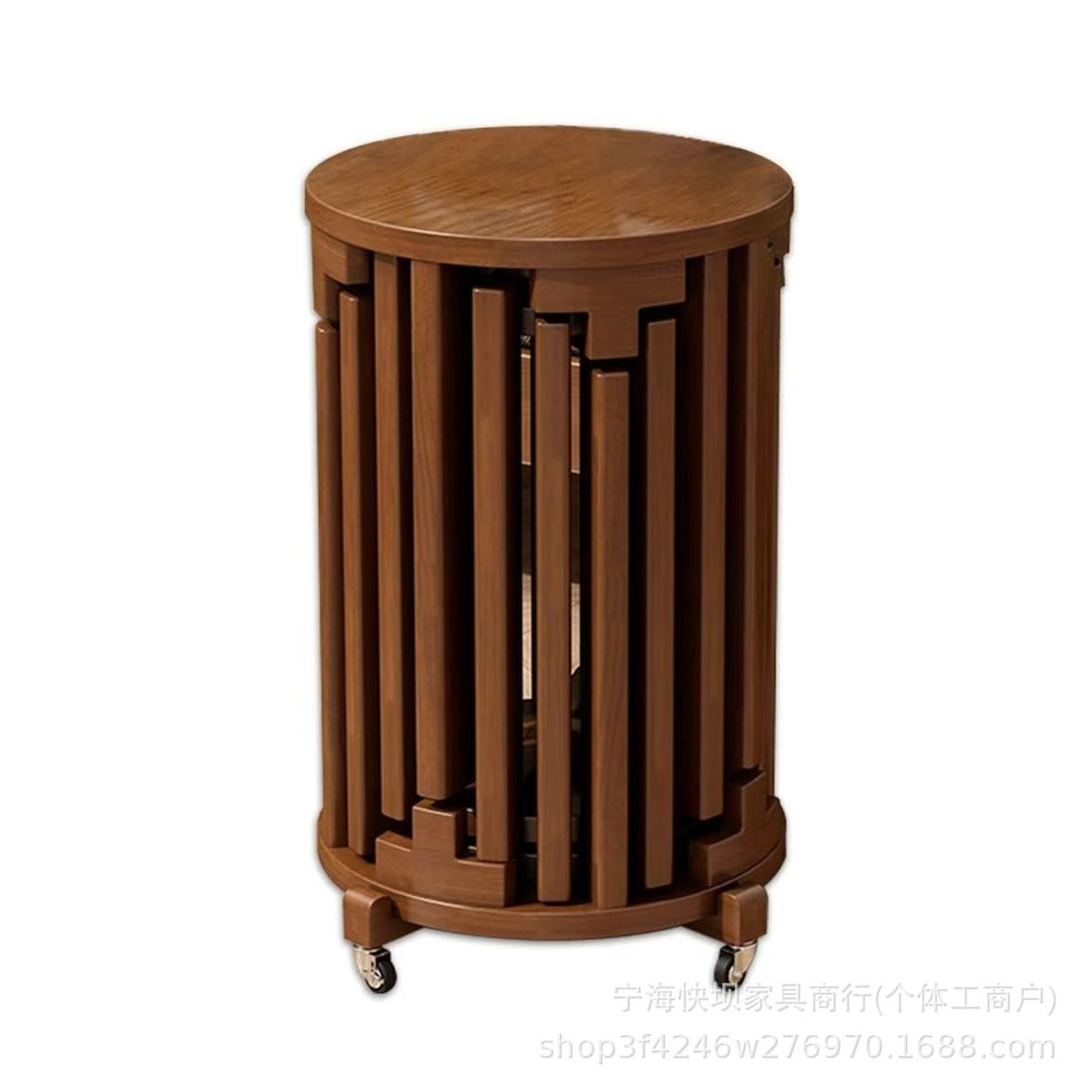 Six-in-one solid wood stool for home stackable bench pulley combination easy to store stacking stool restaurant stacking spare