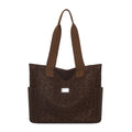 2026 new leopard print women's handbag tote - stylish, versatile, shoulder bag, large capacity, lightweight commuter tote