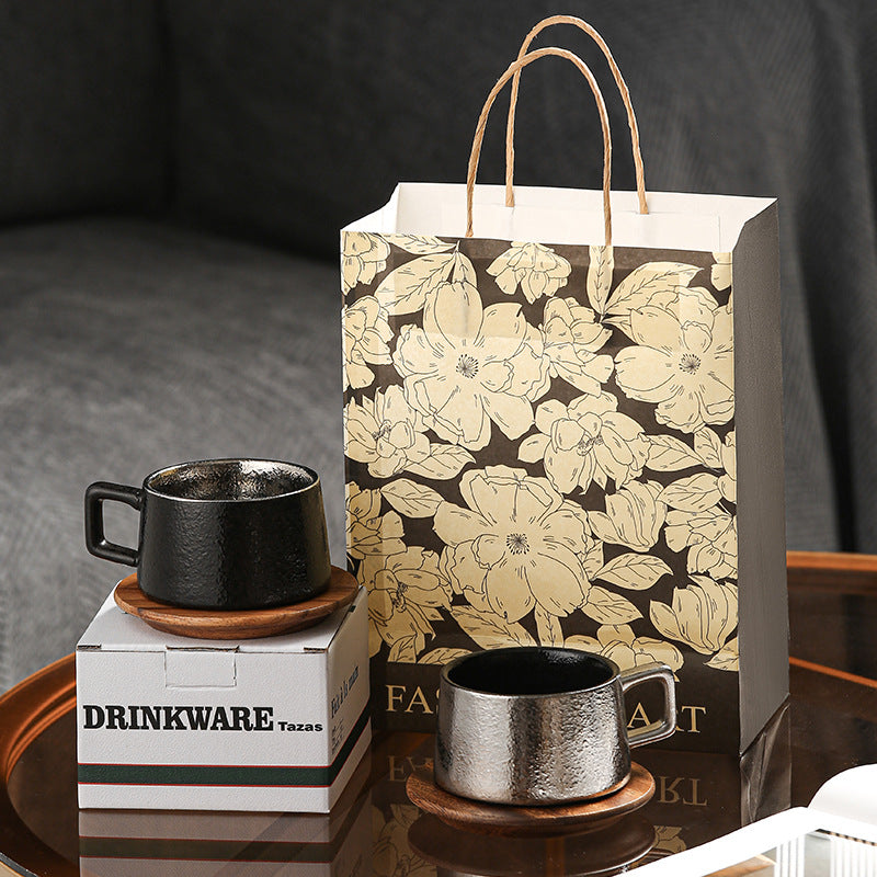 Ins scandinavian high-looking stylish ceramic mug office afternoon tea hand gift mug coffee cup suit