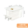Large-capacity cold water bottle summer cold drink fruit tea iced water bucket large-capacity faucet for home transparent bottle