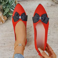 new arrivalplus size women's shoes fly woven slip-on bowscasual breathable knitting slimming look pointed toe flatsflats