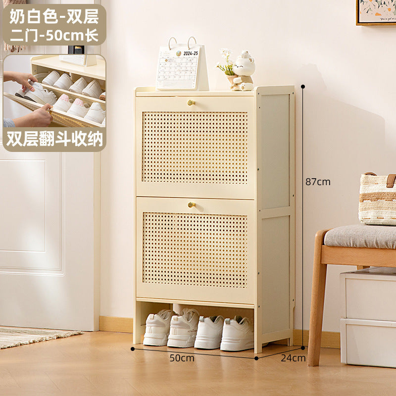 Simple shoe rack household door multi-layer with door dust-proof entry shoe rack shoe cabinet high vertical integrated storage rack