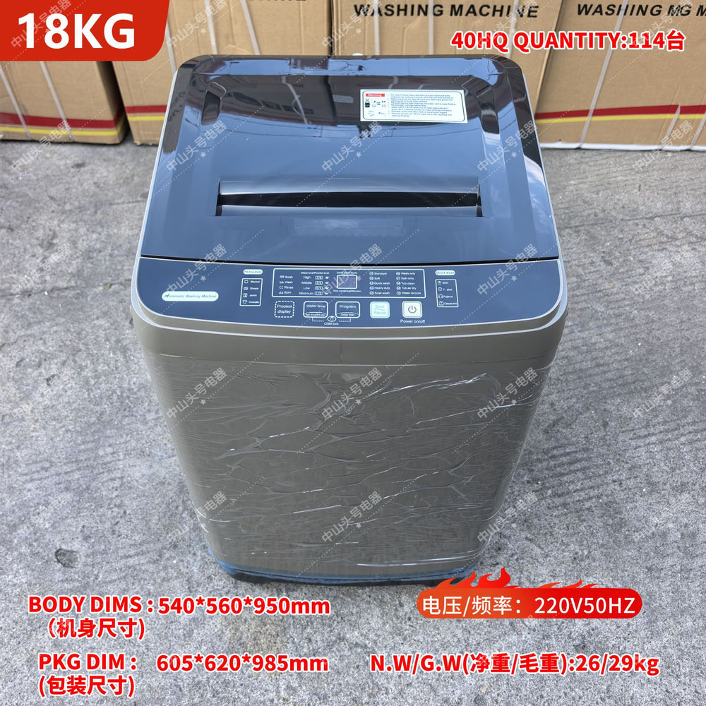 Export english fully automatic washing machine cross-border hot model 8kg10kg12kg 15kg washing machine